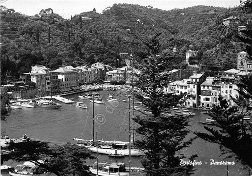 Cartolina - Portofino - Panorama - barche - 1960 (Genova) | Immagine principale