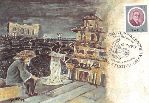 Cartolina - Post card - Arena di Verona - 57? …