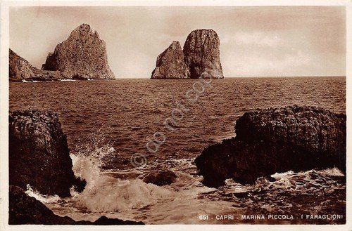 Cartolina - Postacard - Capri - Marina Piccola - Faraglioni …