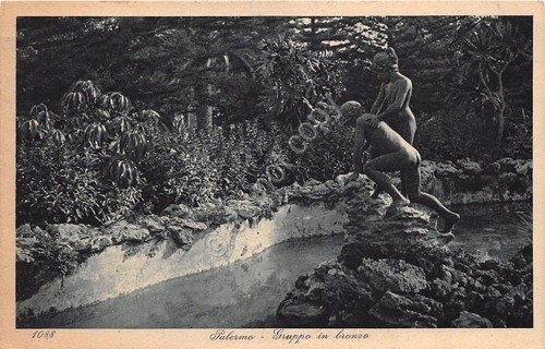 Cartolina - Postacard - Palermo - Gruppo in bronzo - … | Immagine principale
