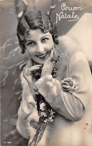 Cartolina - Postcard - - Buon Natale - Donna - … | Immagine principale