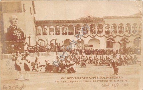 Cartolina - Postcard - 6° Reggimento di Fanteria - Chieti …