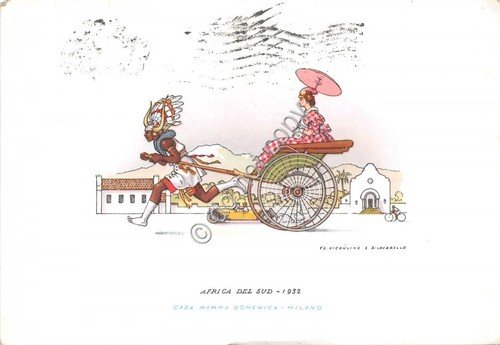 Cartolina - Postcard - Africa del Sud - Casa mamma … | Immagine principale