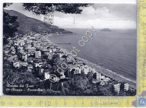 Cartolina - Postcard - Alassio - Panorama - 1957