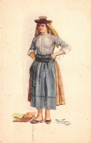 Cartolina - Postcard - Alberto Sousa - Portogallo - Costume …