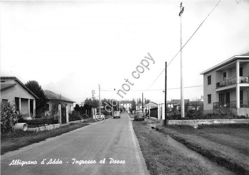 Cartolina - Postcard - Albignano d'Adda - Ingresso paese - … | Immagine principale