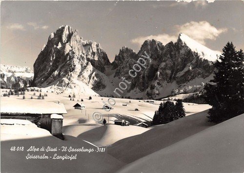 Cartolina - Postcard - Alpe di Siusi - Sassolungo - … | Immagine principale