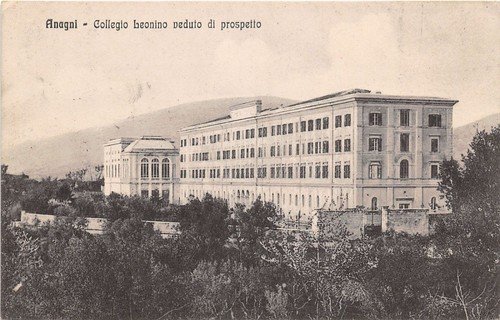 Cartolina - Postcard - Anangni - Collegio Leonino - 1913 | Immagine principale