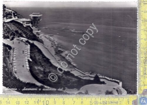Cartolina - Postcard - Ancona - Ascensori e scalinata del …