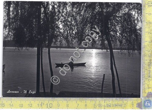 Cartolina - Postcard - Anzasco - Il Lago - Barca … | Immagine principale