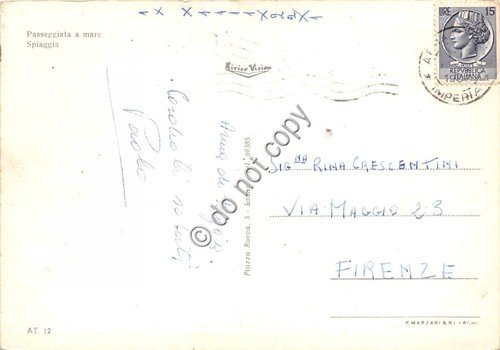 Cartolina - Postcard - Arma di Taggia saluti da vedutine …