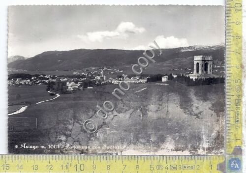 Cartolina - Postcard - Asiago - Panorama - Sacrario - …