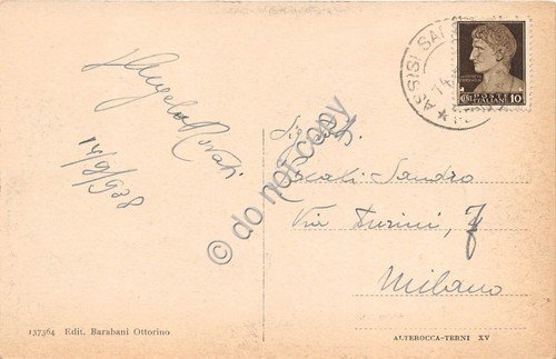 Cartolina - Postcard - Assisi Basilica S. Francesco Interno 1938 …