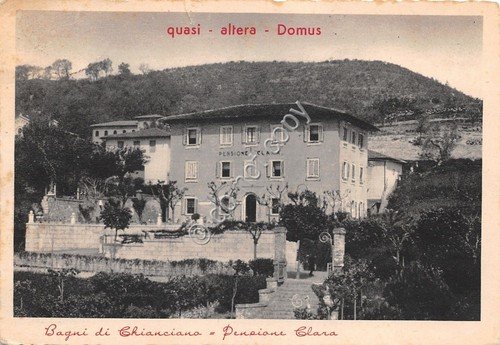 Cartolina - Postcard - Bagni di Chianciano - Pensione Clara … | Immagine principale