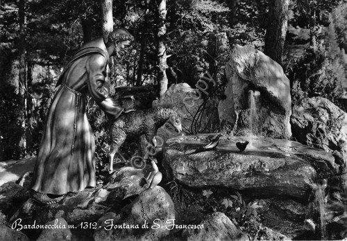 Cartolina - Postcard - Bardonecchia - Fontana di S. Francesco … | Immagine principale