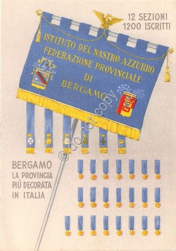 Cartolina - Postcard - Bergamo - Istituto del Nastro Azzurro …