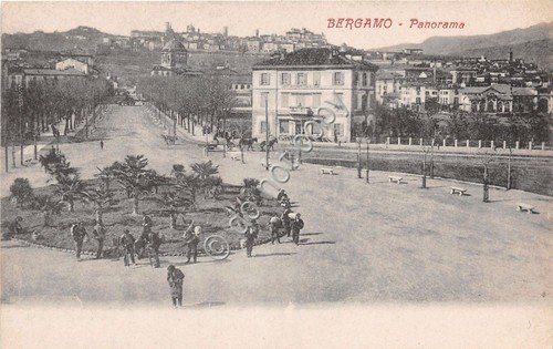 Cartolina - Postcard - Bergamo - Panorama - animata - … | Immagine principale