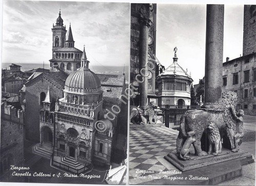 Cartolina - Postcard - Bergamo -2 cartoline - Santa Maria … | Immagine principale