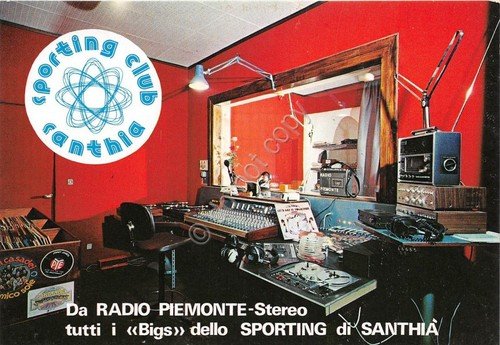 Cartolina - Postcard - Biella - Radio Piemonte - Sporting …