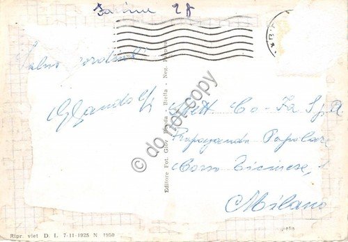 Cartolina - Postcard - Biella panorama poesia Carducci | Immagine Gallery 2
