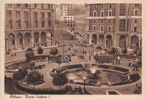 Cartolina - Postcard - Bologna - Piazza Umberto I - … | Immagine principale