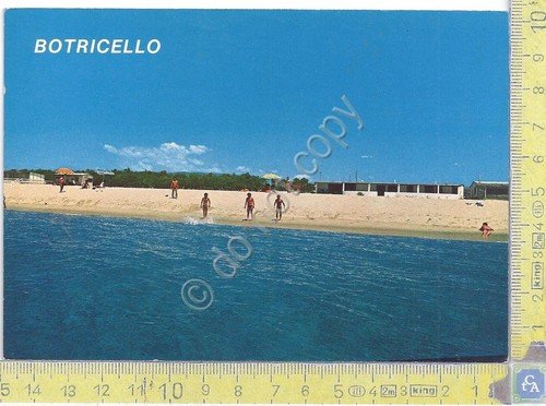 Cartolina - Postcard - Botricello - Spiaggia - anni '80