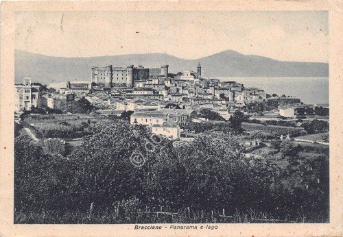 Cartolina - Postcard - Bracciano - Lago - Panorama dall'alto …