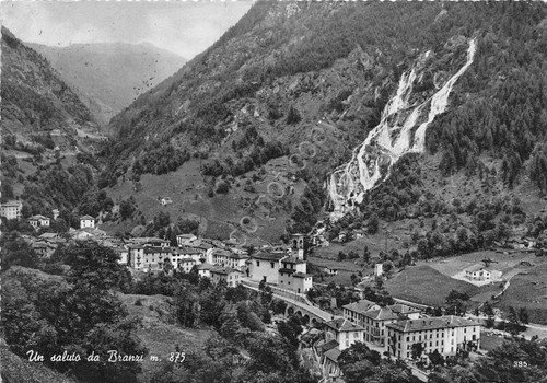 Cartolina - Postcard - Branzi - panorama - anni '50 | Immagine principale