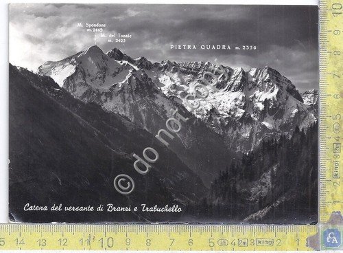 Cartolina - Postcard - Branzi - Trabuchello - Catena Versante …
