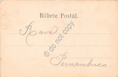 Cartolina - Postcard - Brasile Pernambuco panorama barche a vela …