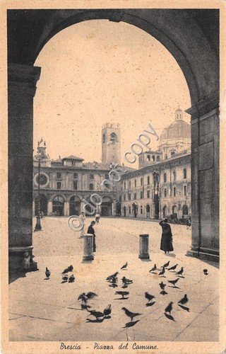Cartolina - Postcard - Brescia - Piazza del Carmine - …