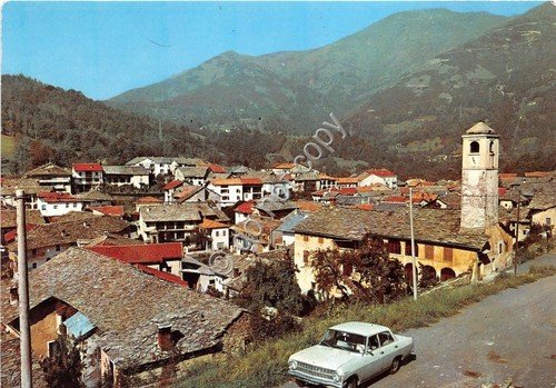 Cartolina - Postcard - Brosso - Panorama - Auto d'epoca …