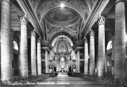 Cartolina - Postcard - Brugherio - Chiesa Parrocchiale - Interno … | Immagine principale