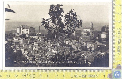 Cartolina - Postcard - Brunate - Panorama Hotel Milano | Immagine principale