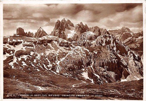 Cartolina - Postcard - Cadini - dal Rifugio Principe Umberto … | Immagine principale