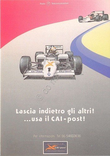 Cartolina - Postcard - Cai Post - Auto da corsa …