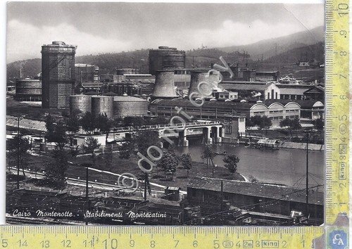 Cartolina - Postcard - Cairo Montenotte - Stabilimento Montecatini - …