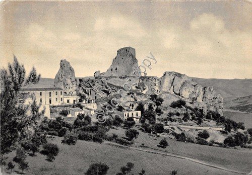 Cartolina - Postcard - Caltanissetta - Ruderi Castello Pietrarossa - …