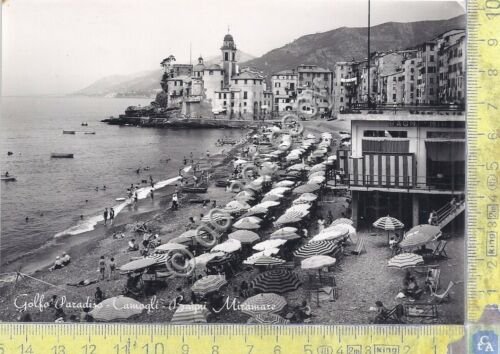 Cartolina - Postcard - Camogli - Bagni Miramare - 1951