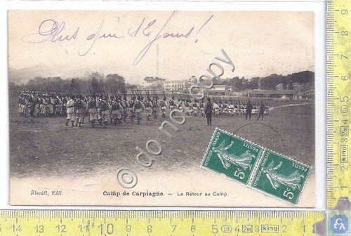 Cartolina - Postcard - Camp de Carpiagne - Retour au …