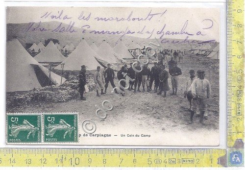 Cartolina - Postcard - Camp de Carpiagne - un coin … | Immagine principale