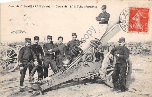 Cartolina - Postcard - Camp Militaire de Chambran - Cannone … | Immagine principale