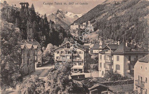 Cartolina - Postcard - Campo Tures - panorama - Castello …