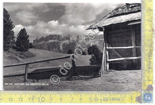 Cartolina - Postcard - Canazei - Motivo col Gruppo Sella … | Immagine principale