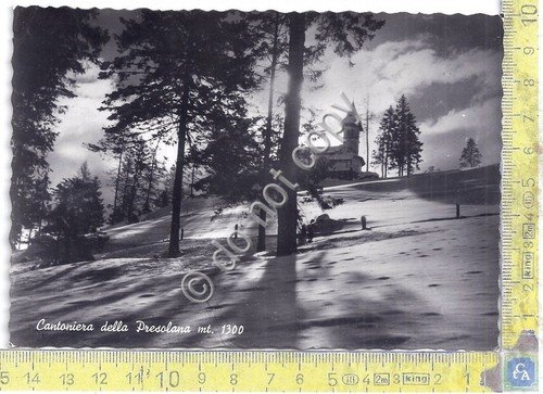 Cartolina - Postcard - Cantoniera della Presolana - anni '50