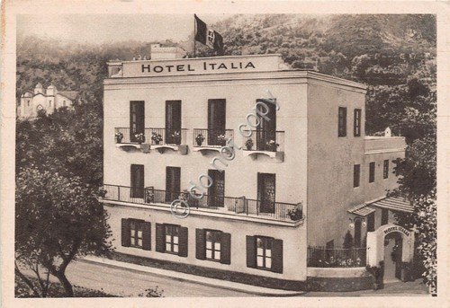 Cartolina - Postcard - Capri - Hotel Italia - anni …