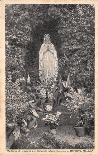 Cartolina - Postcard - Capriva - Convento Orsoline - Madonna …