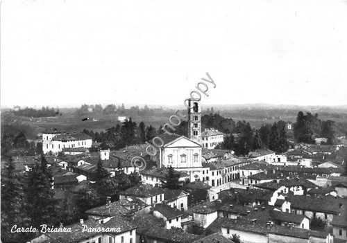 Cartolina - Postcard - Carate Brianza - Panorama - 1959 | Immagine principale