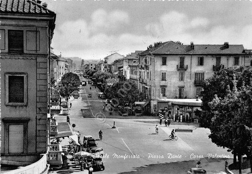 Cartolina - Postcard - Casale Monferrato - Piazza Dante - … | Immagine principale