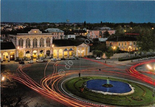 Cartolina - Postcard - Casale Monferrato - Stazione di notte … | Immagine principale